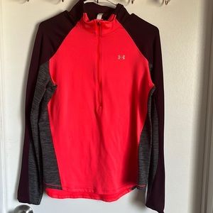Large women’s under armour 1/2 zip pullover